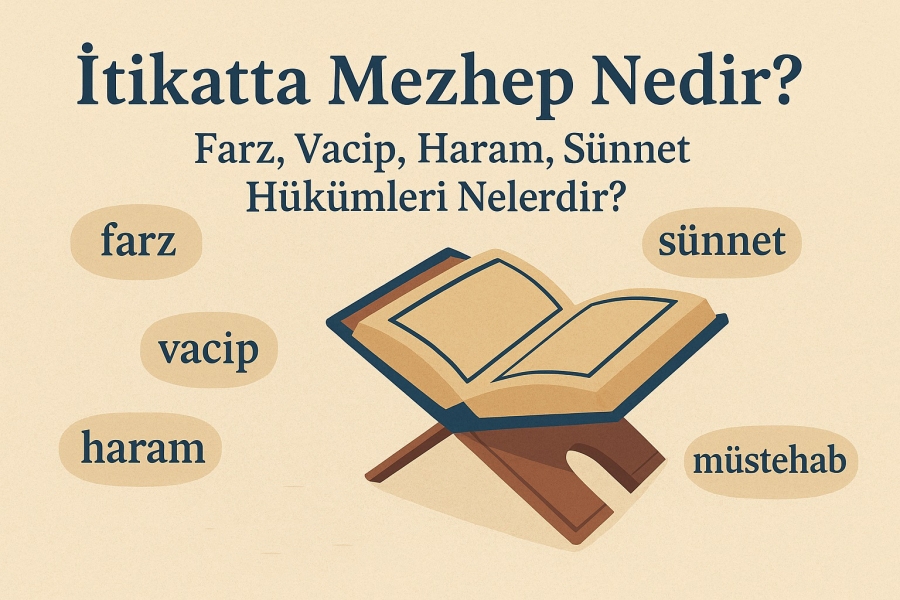 İtikatta Mezhep Nedir? Farz, Vacip, Haram, Sünnet Hükümleri Nelerdir?