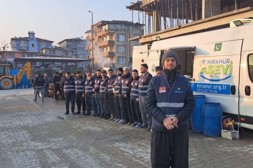 Hiranur Association Conducted Intensive Work in the Hatay Earthquake Region
