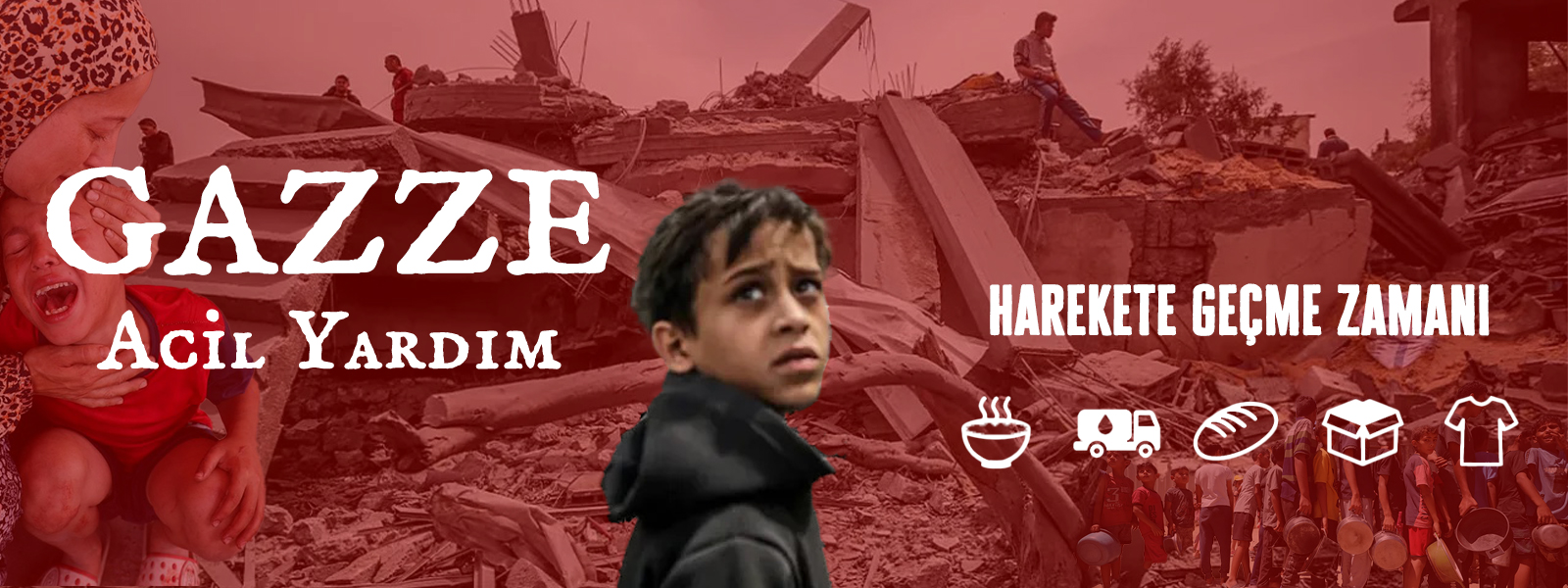 gazze acil yardım